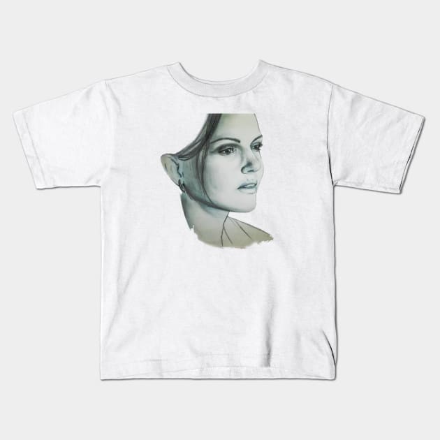 Lana Parrilla #2 Kids T-Shirt by incloudines